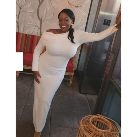 Limited-edition Anna October© X J.Crew cashmere off-the-shoulder sweater-dress - Picture 7 of 11